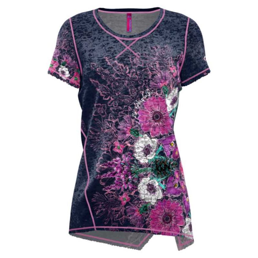 CRAZY T-SHIRT ALOHA DONNA